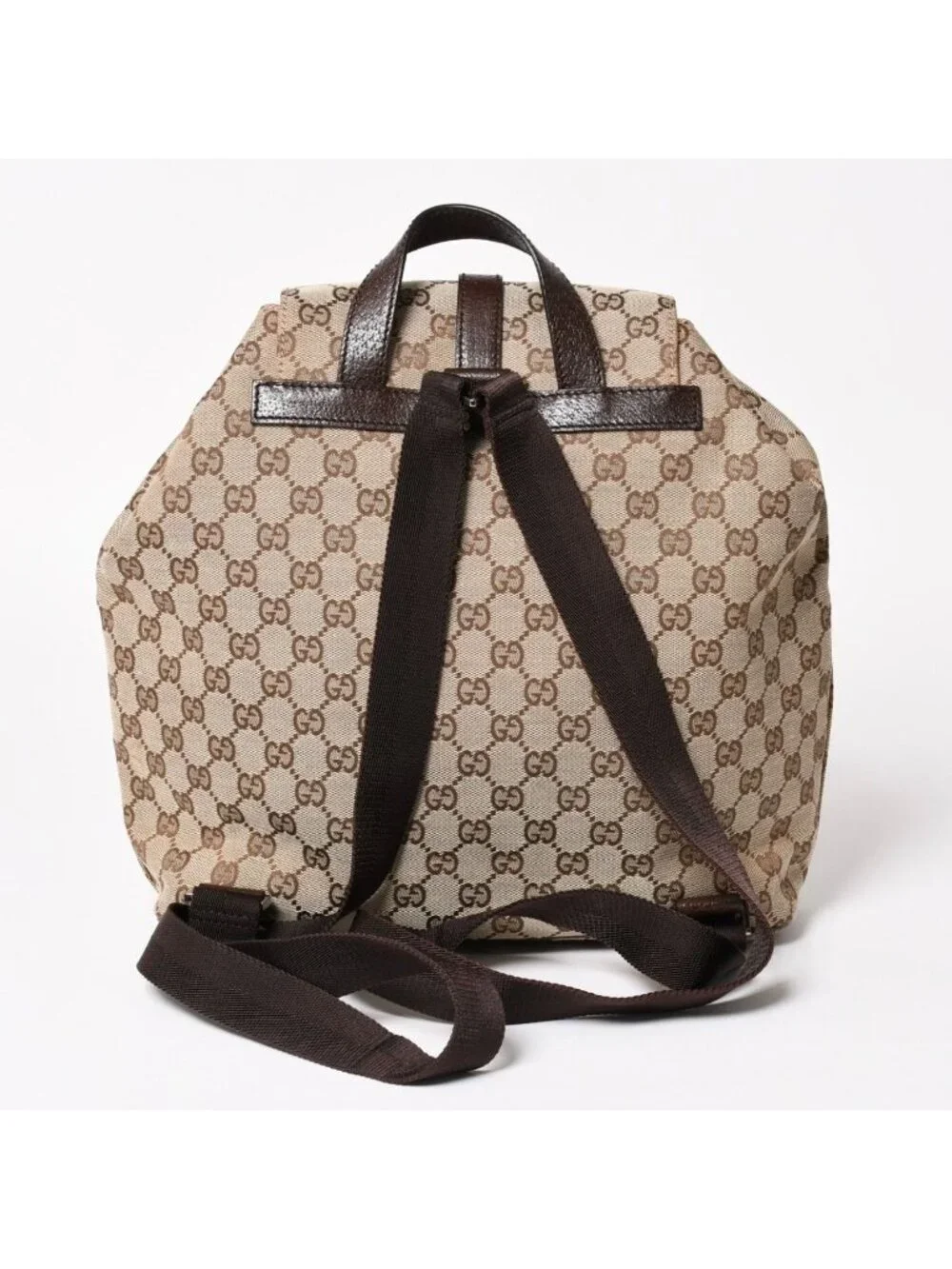 Gucci Backpack GG Canvas Jackie Brown